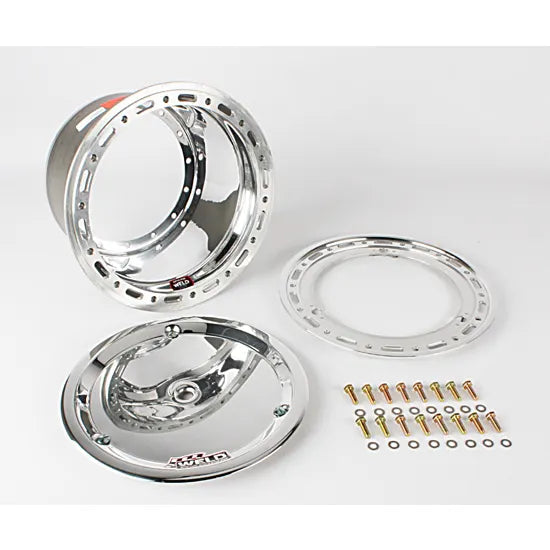 Weld Midget Outer Rim Half 13x7.25 / 7in. Offset - Beadlock w/Cover