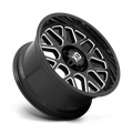 GRENADE 2 22X12 8X170 44MM BRUSHED MILLED W/ GLOSS BLACK LIP