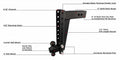 3.0" HEAVY DUTY 14" DROP/RISE
