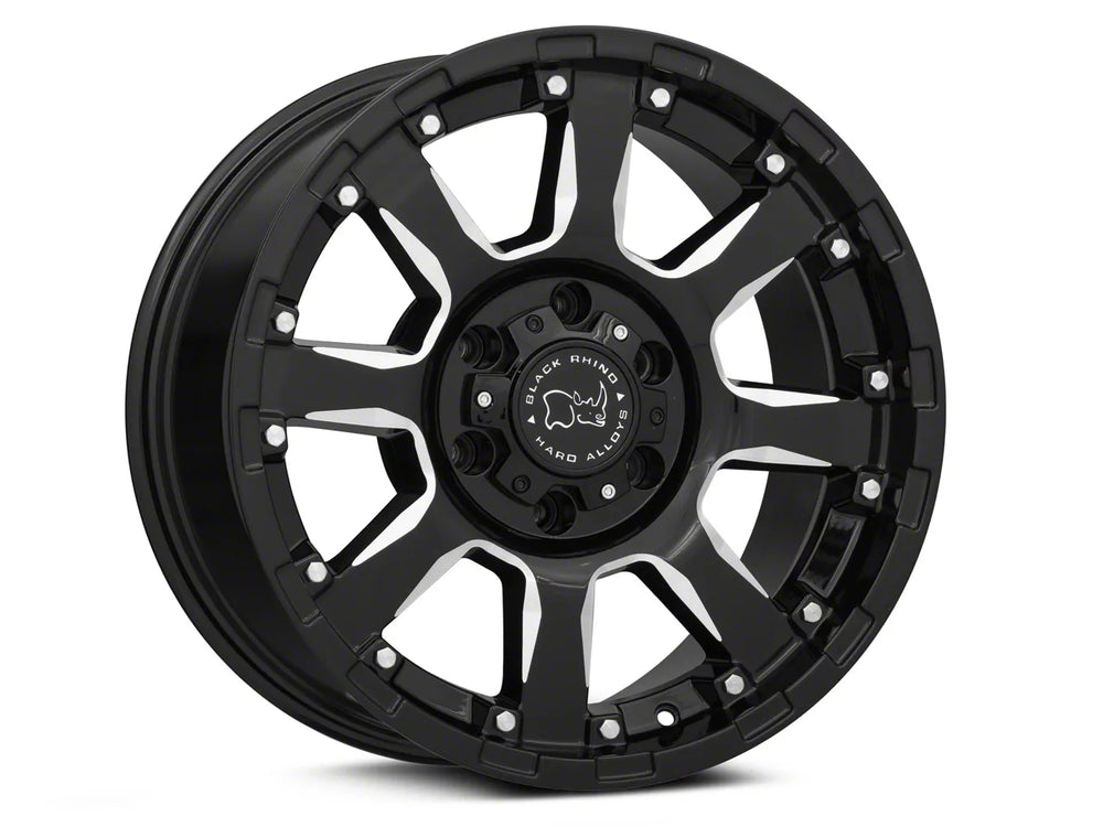 BRSRA 18X9 6X5.5 G-BLK-MILL -12MM
