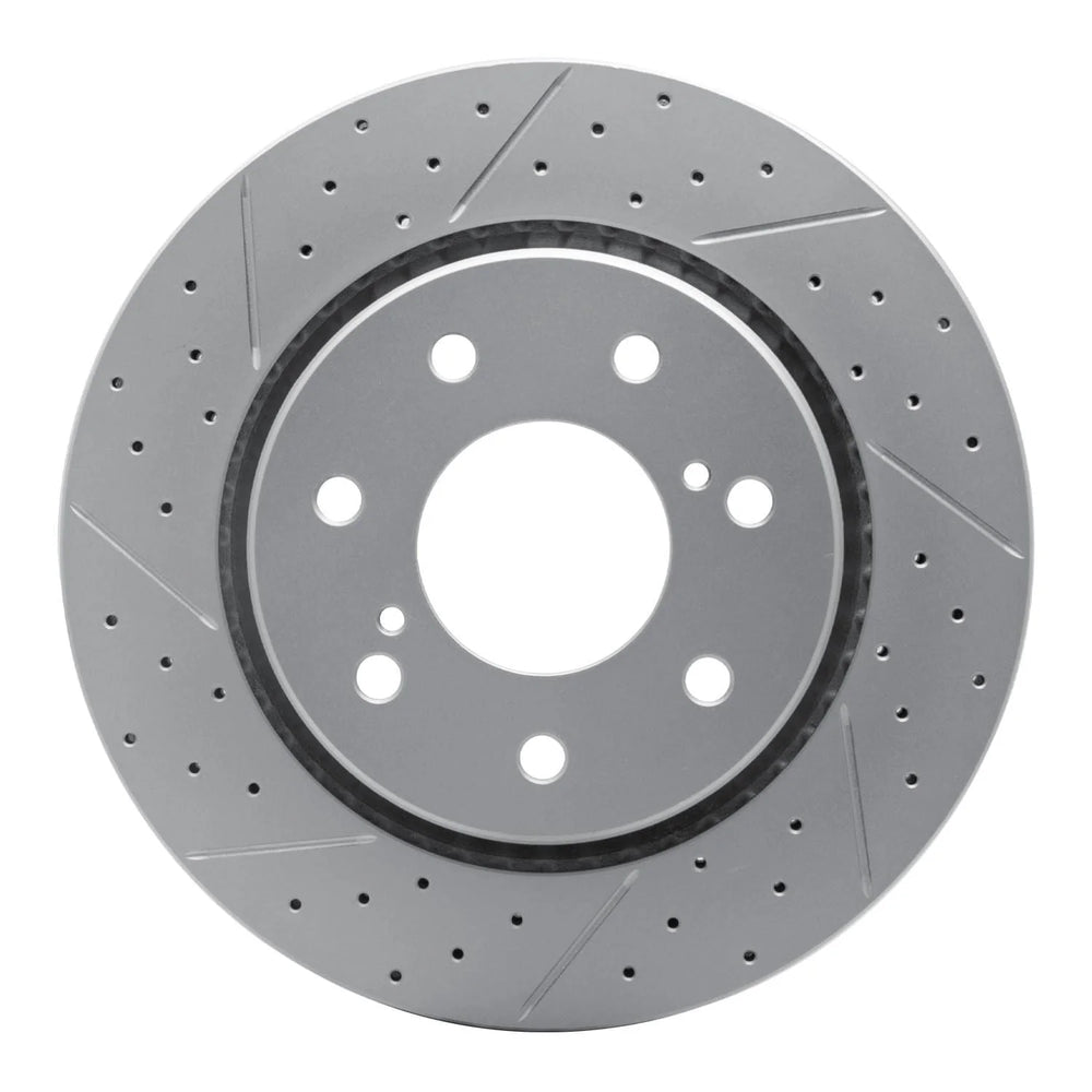DFC 10-14 Ford F-150 4WD Front Left Drilled & Slotted Geoperformance Rotor