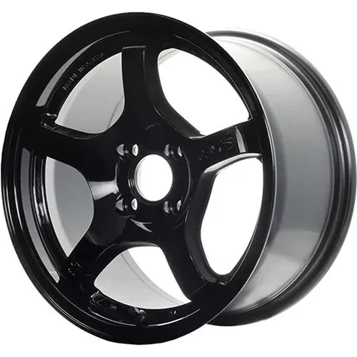 Gram Lights 57CR 18x9.5 +38 5x114.3 Gloss Black Wheel