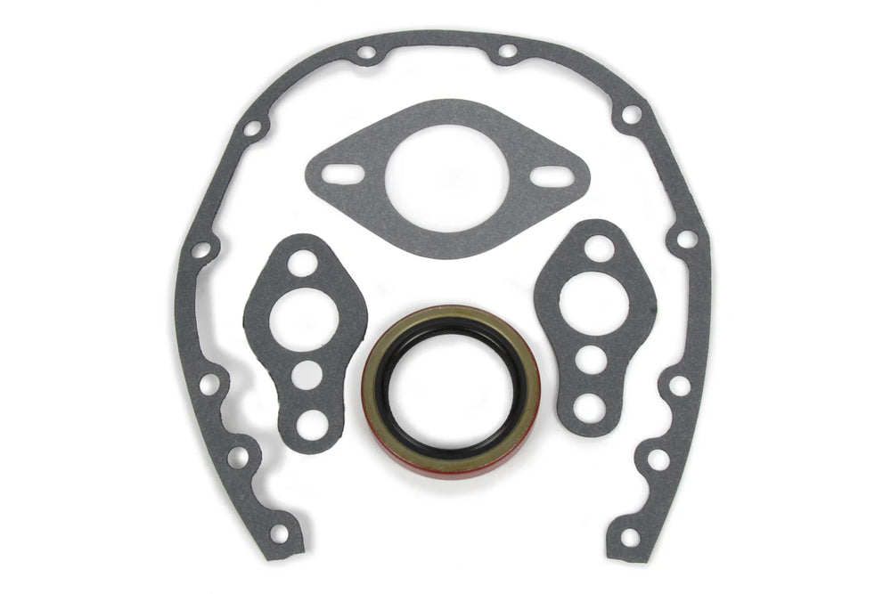 SB CHEVY 283350 TIMING COVER GASKETS (WITH SEAL)195964 PONTIAC ENGINES