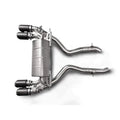 Akrapovic 2018+ BMW M2 Competition/M2 CS (F87N) Slip-On Line (Titanium) w/Carbon Fiber Tips