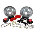 13" SS4+ Brake Sys Frt Slvr 64-69 Ford