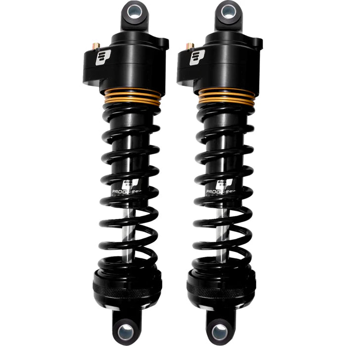 Progressive black shock absorber