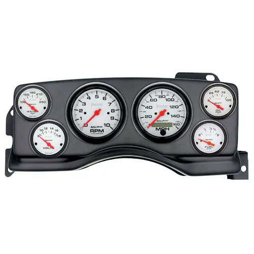 DIRECT FIT DASH KIT (3 3 8in X2 2 1 16in X4) FORD MUSTANG 90-93 PHANTOM