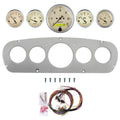 AutoMeter Antique Beige 65-66 Ford Truck Billet Panel/Gauge Kit - 3-1/8in. (x1) & 2-1/16in. (x4)