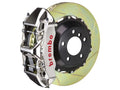 Brembo 17-21 Civic Type-R Front GTR BBK 6 Piston Billet 380x32 2pc Rotor Slotted Type1 - Nickel