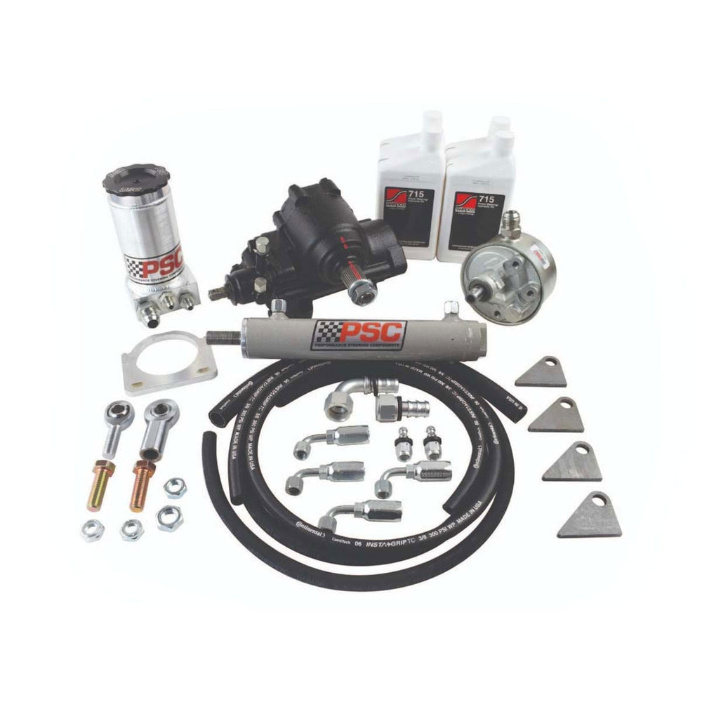 Cylinder Assist Steering Kit 1999.5-2006.5 GM 4WD with Straight Axle Conversion PSC Performance Steering Components