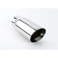 CHROME 5IN X 36IN TURN DOWN STACKS DIESEL STACKS 4.00IN ID / 6.00IN OD