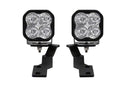 Diode Dynamics - SS3 LED Ditch Light Kit for 2016-2023 Toyota Tacoma, Sport Yellow Combo