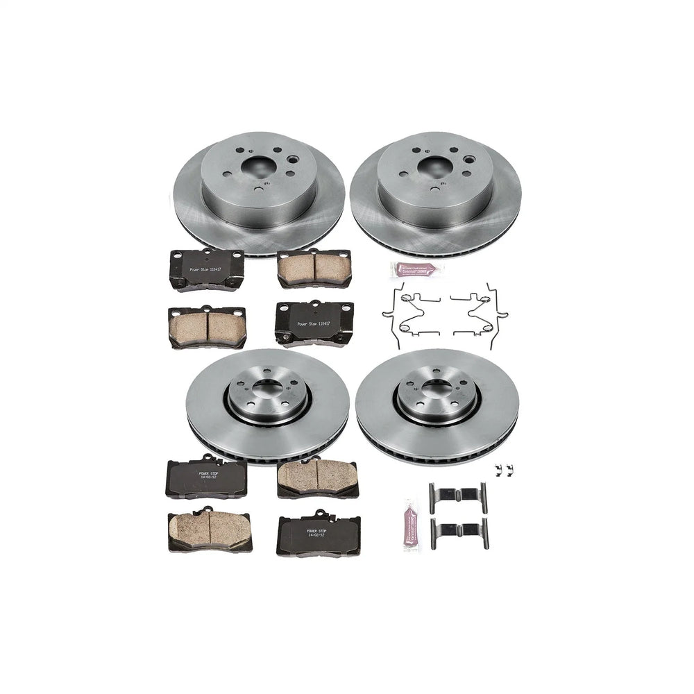 Power Stop 07-11 Lexus GS350 Front & Rear Autospecialty Brake Kit