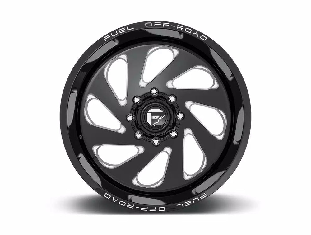 ~(45 lbs. 23X23X13)~ VORTEX 20x10 8x180.00 GLOSS BLACK MILLED (-18 mm)