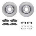 R1 Concepts Brake Rotor- Blank with Optimum Oe Pads Hdw Fits Chevrolet Corvette