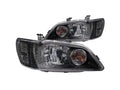 ANZO 2002-2003 Mitsubishi Lancer Crystal Headlights Black