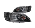 ANZO 2002-2003 Mitsubishi Lancer Crystal Headlights Black