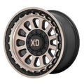 XD856 17X9 BLANK S-BLK BRZTCC 00MM (108-155)