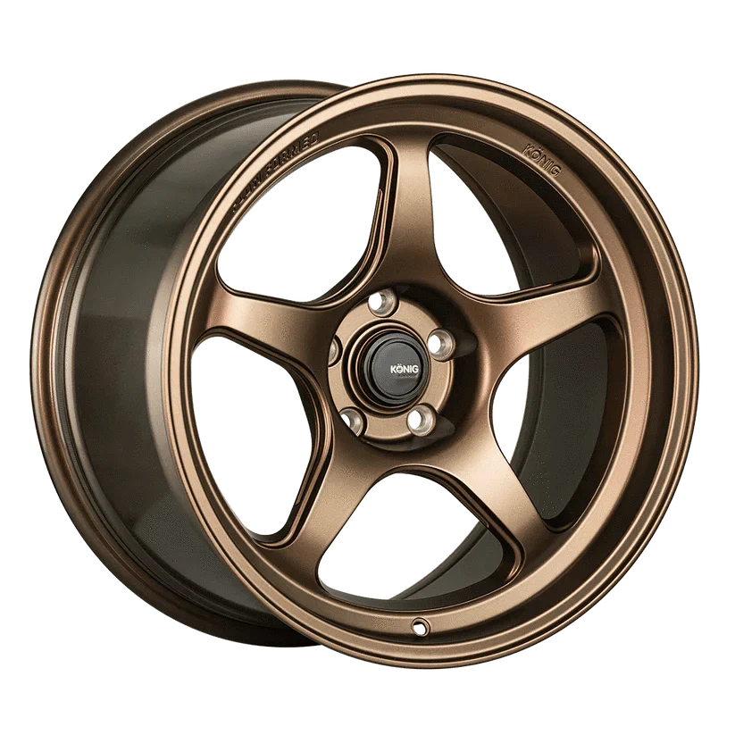 Konig Hyperspec 18x8.5A 5x112 ET42 Matte Bronze Wheel (Knurled Bead)