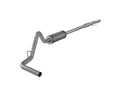Cat Back Exhaust System For 09-13 Silverado/Sierra 1500 4.8L And 5.3L V8 3 Inch Single Side Exit Aluminized Diamond Eye