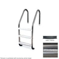 CLASSIC 3 STEP LADDER POLISHED .049 W/SAND HEAVY DUTY TREADS