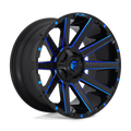 Fuel Wheels black auto part