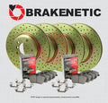 Centric OE Coated Front & Rear Brake Kit (4 Wheel)
