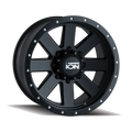 ~(62 lbs. 26X26X9)~ IB02 (IB02) REAR BLACK/MILLED SPOKES 24.5X8.25 10-285.75 168MM 220.1MM