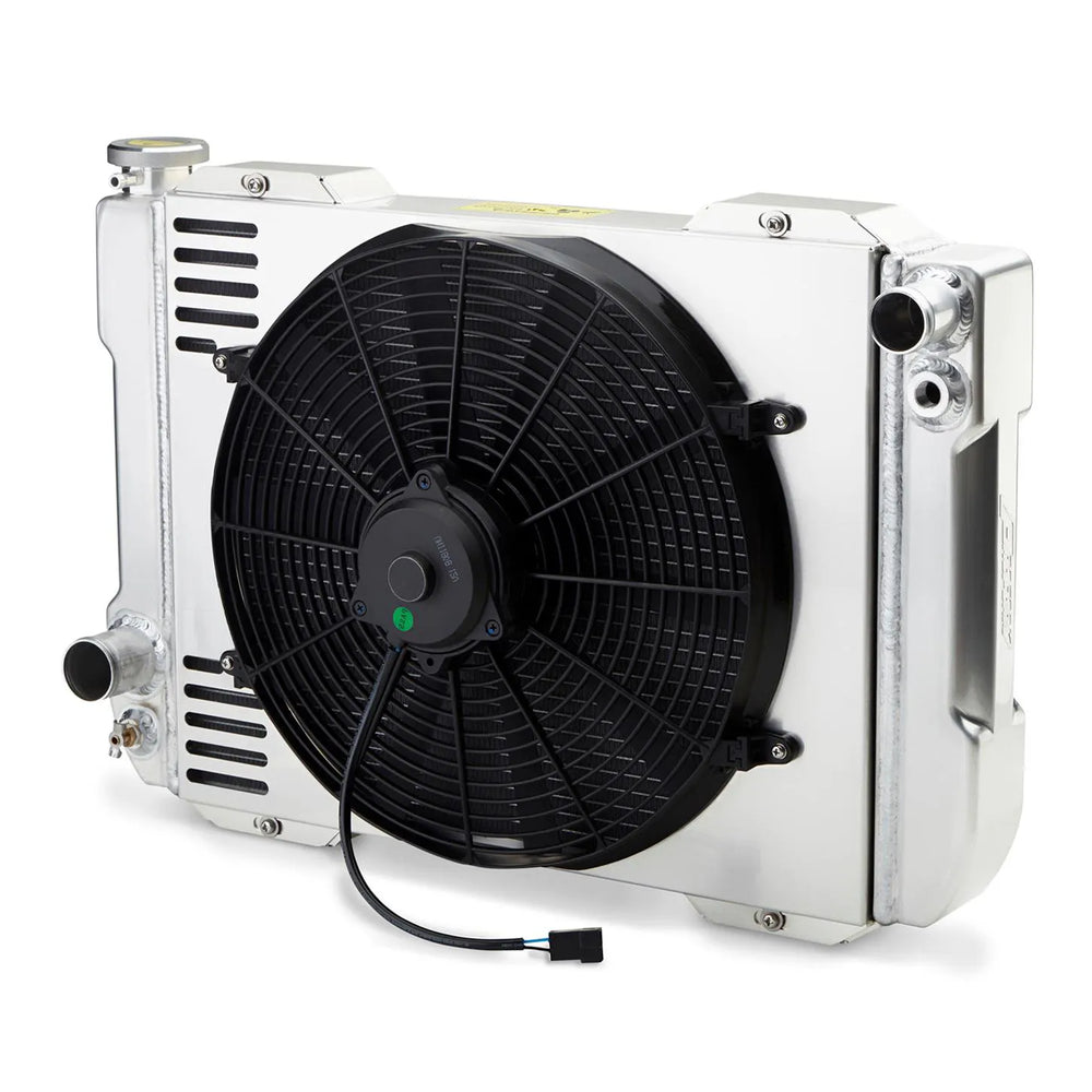123 RADIATOR SYSTEM UNIVERSAL FORD 19IN CORE SHROUD & FAN COMPLETELY ASSEMBLED