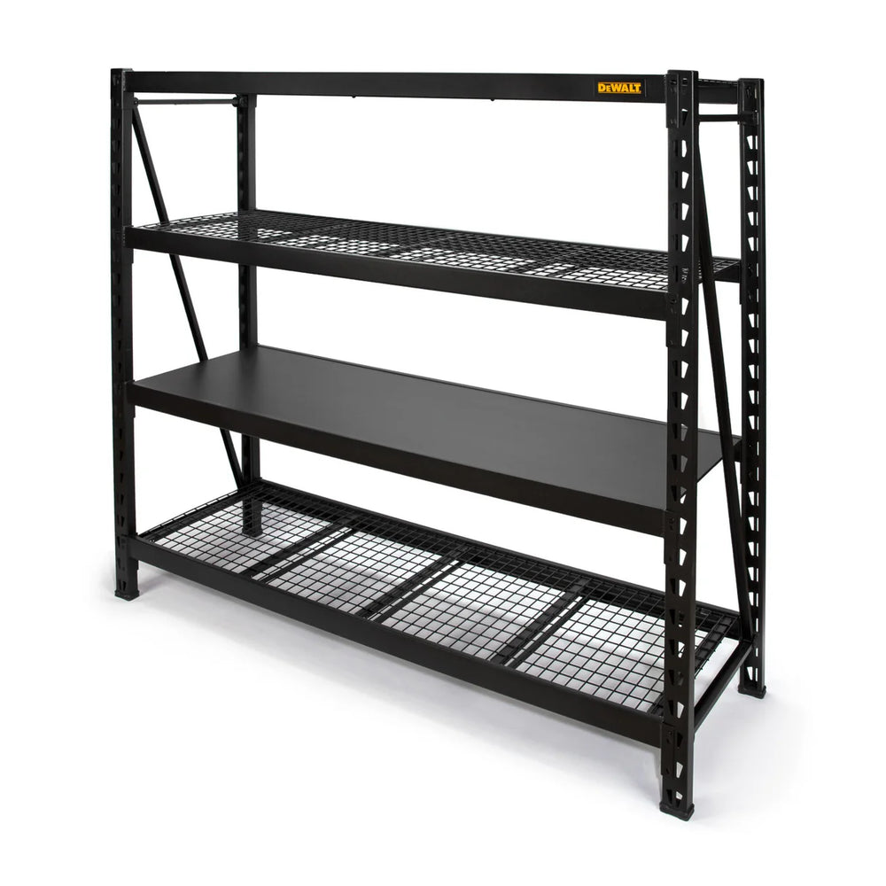 DEWALTRAK DXST10000BLK 6FT 4 SHELF INDUSTRIAL RACK (BLACK)