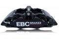 EBC Racing 05-11 Ford Focus ST (Mk2) Front Right Apollo-4 Black Caliper