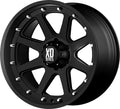 KMC Wheels black auto part