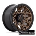 D826 17X9 6X5.5 M-BRZ BLK-RG -12MM