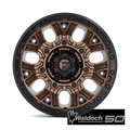 D826 17X9 6X5.5 M-BRZ BLK-RG -12MM