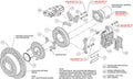 Wilwood EPB Rear Kit FDP-LP Small Ford 2.66