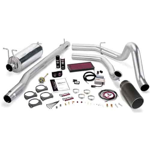 STINGER SYSTEM SINGLE EXH S/SBLACK TIP 200003 FORD 7.3L EXCURSION
