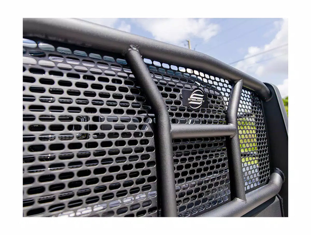 0714 SILVERADO 2500/3500 ELEVATION ALUMINUM FRONT BUMPER FINE TEXTURED BLACK
