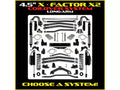 0718 WRANGLER JK 2DR 4.5IN X FACTOR X2 COIL OVER LONG SYS W/ FAST CD ADJUSTERS