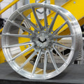 Vossen VFX-01 22x10 - 6x135 - ET18 - Super Deep - 87.1 - Brushed Gloss Clear Wheel