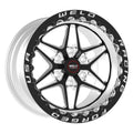 Weld S81 17x10 / 5x5 BP / 7.2in. BS (43mm Offset) Black Wheel (High Pad) - Black Single Beadlock