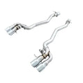 AWE Tuning 18-19 BMW F90 M5 Track Edition Axle-Back Exhaust- Black Diamond Tips