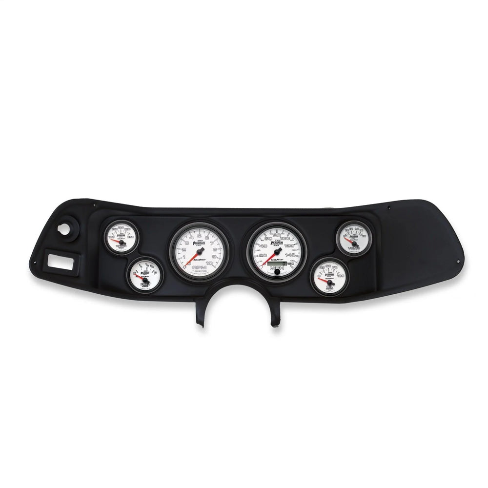 7078 CAMARO DIRECT FIT DASH KIT TACH/MPH/FUEL/OIL P/WTMP/VOLT PHANTOM II