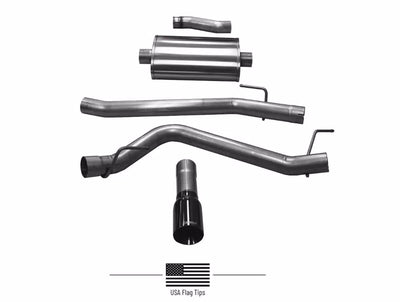 CORSA Performance black cat-back exhaust
