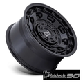 BR007 17X8 5X4.5/120 M-BLK 38MM