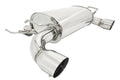 Megan Racing axle-back exhaust detail