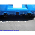 Megan Racing axle-back exhaust close-up