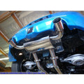 Megan Racing axle-back exhaust installed view