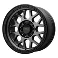 ~(32 lbs. 20X20X12)~ GRENADE OFF-ROAD 17x9 6x120.00 MATTE GRAY W/ MATTE BLACK LIP (18 mm)