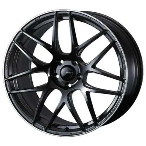 WedsSport SA-54R 18 X 8.5 50 5-114.3 WBC (Worth Black Clear)