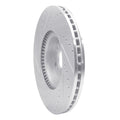 R1 Concepts Brake Rotor Drilled and Slotted Silver Fits Mercedes-Benz GL320